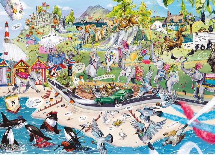 Gibsons Szórakoztató Nyáj Puzzle 1000 darab
