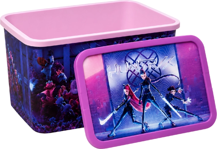 K-Pop Demon Hunters Huntrix tárolódoboz pattintós fedéllel 13 l