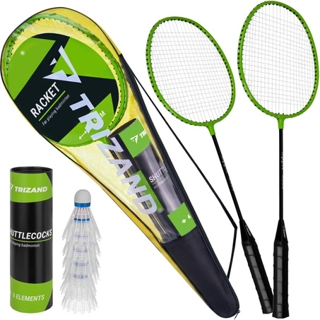 Trizand tollaslabda (badminton) szett tokban (9 részes)