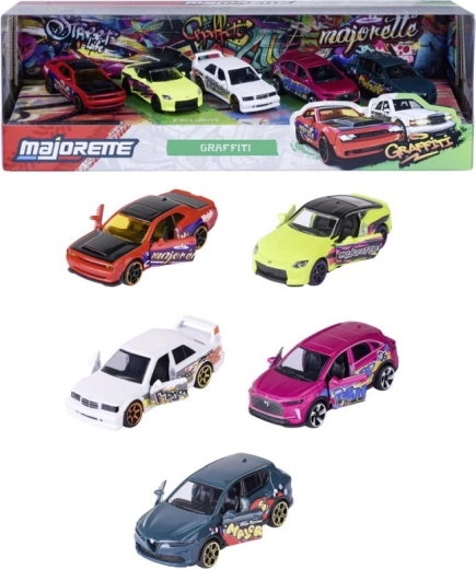 Majorette graffiti ajándékszett 5 autó 1:64