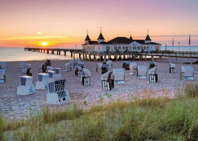 Ravensburger puzzle Ahlbeck, Usedom sziget 1000 darab