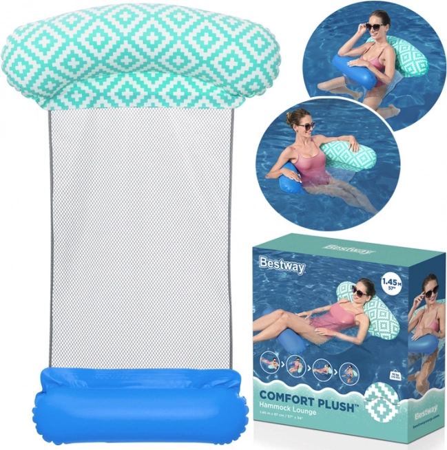 Bestway Comfort Plush felfújható medencei függőágy hálószövettel