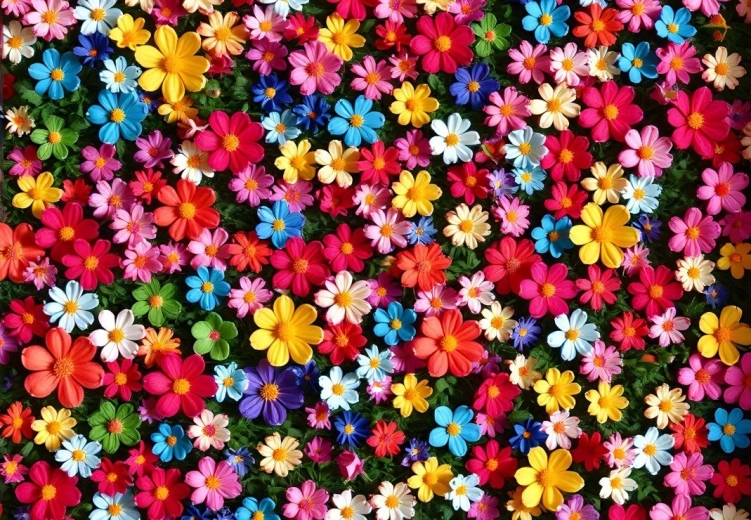 Szirmok robbanása puzzle, 1000 darab