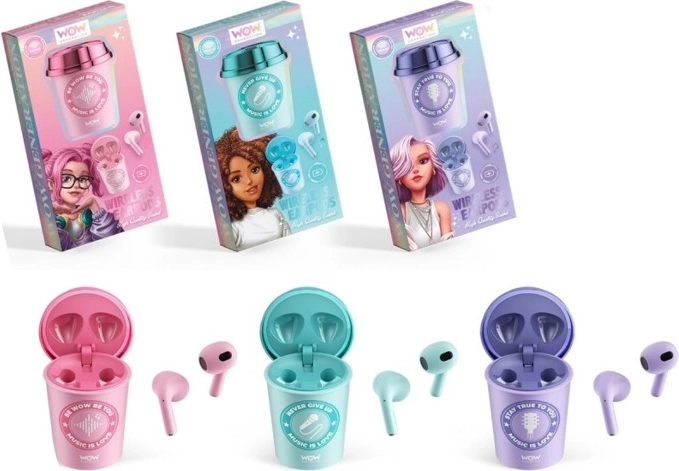 WOW vezeték nélküli fülhallgató pohár alakban