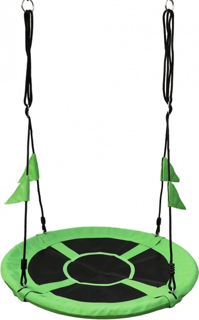 Gólyafészek hinta zászlókkal 100 cm – 2Kids Toys, zöld