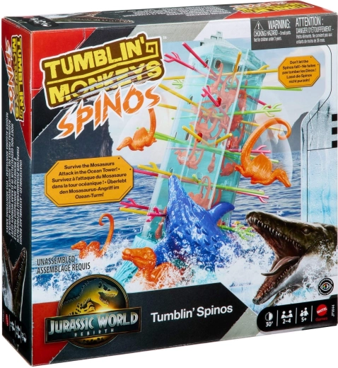 Jurassic World leeső dinoszauruszok – családi ügyességi játék