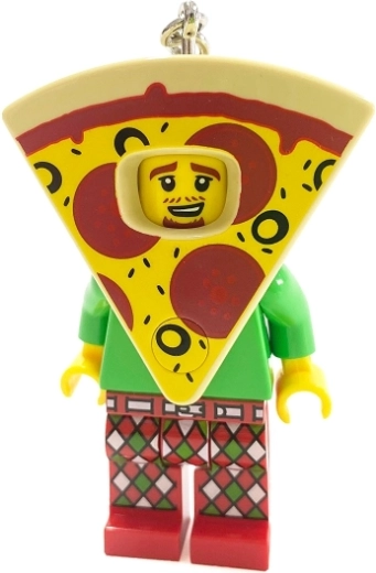 Vidám LEGO dizájn pizzajelmezben
