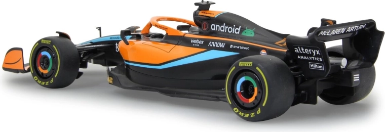 Részletesen kidolgozott McLaren együléses versenyautó