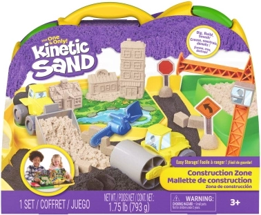 Kinetic Sand kinetikus homok építkezés kiegészítőkkel, 793 g