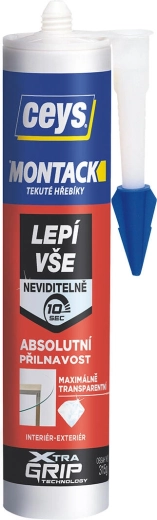 Átlátszó szerelési ragasztó 300 ml MONTACK CEYS