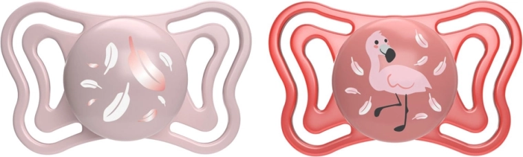 Chicco Physio Light szilikon cumik rózsaszín 6–16 hónapos korig, 2 db
