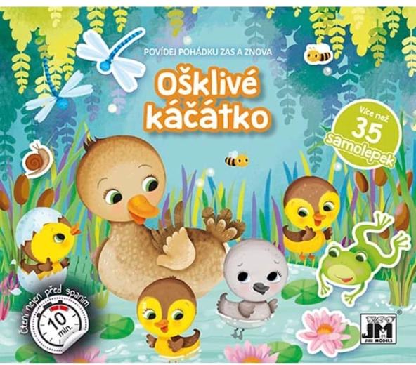 Meséld el a Rút kiskacsa meséjét – interaktív matricás könyv