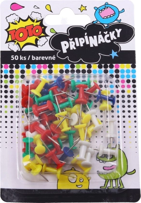 Színes rajzszögek 50 db