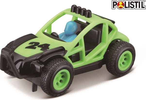 Polistil Desert Rally zöld kisautó 1:43