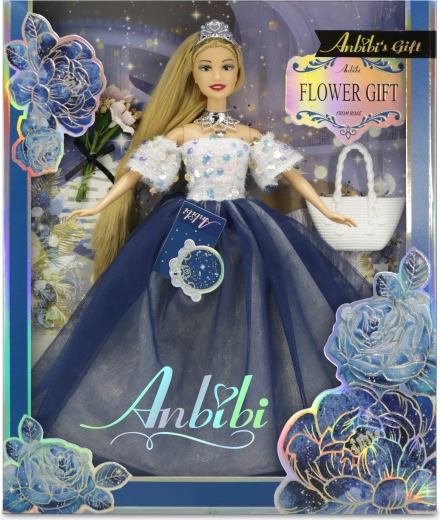 Anbibi Pavlínka virágos baba 28 cm