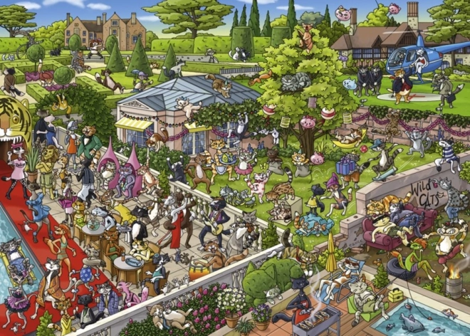 Puzzle Macskabuli 1000 db