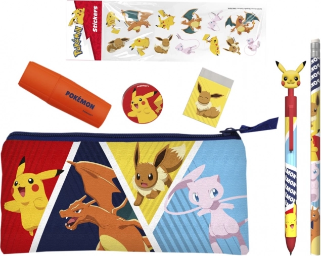Pokémon iskolai készlet matricákkal