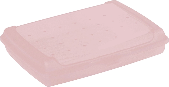 Luca click box mini rózsaszín tárolódoboz 0,5 l