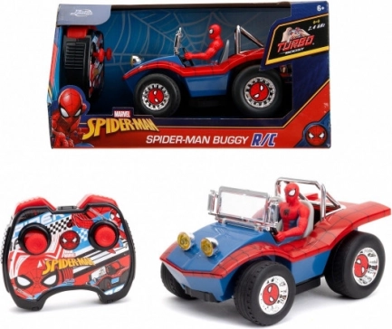 RC buggy Spider-Man 1:24 figurával Jada Toys
