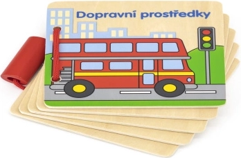 Fa lapozó – közlekedési eszközök (csehül)