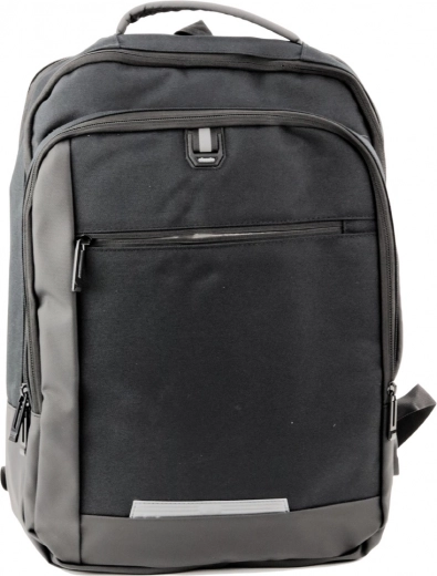 Férfi USB üzleti hátizsák laptophoz fekete 16L 45cm