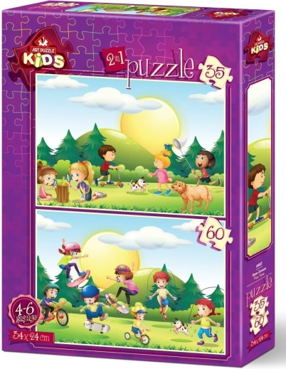 Gyerek puzzle – Játékidő, 35 és 60 darabos