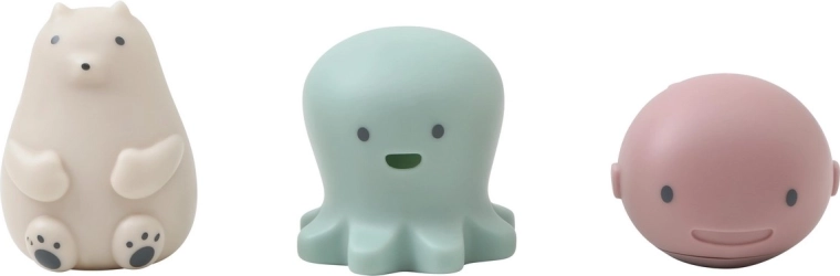 Shnuggle Bath Buddies vízi játékok – polip, bálna és jegesmedve