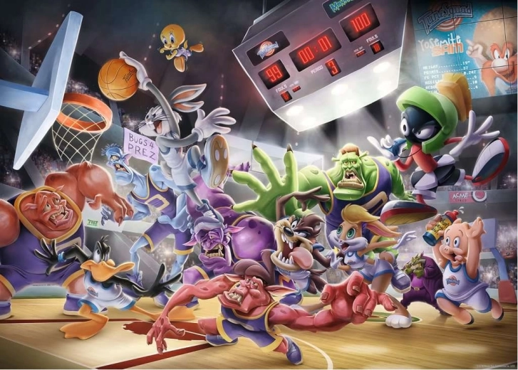 RAVENSBURGER SPACE JAM Final Dunk – 1000 darabos puzzle