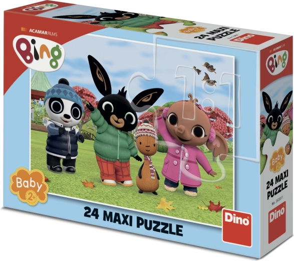 Maxi puzzle Bing ősszel 24 darab