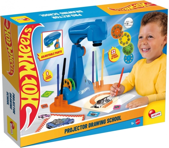 Hot Wheels rajziskola projektorral