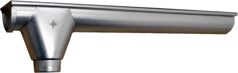 L+V végvályú 330 mm, balos, horganyzott acél