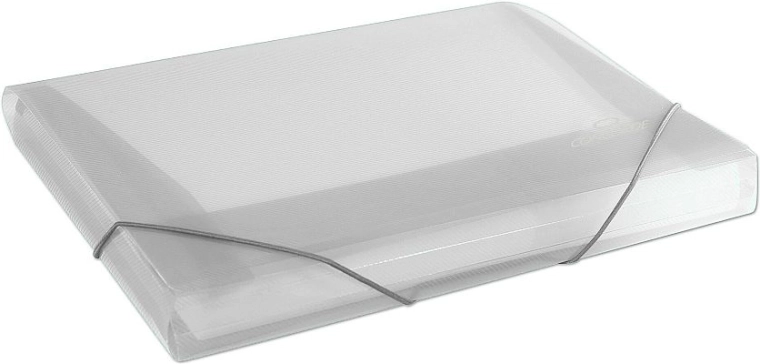 A4-es gumis irattartó mappa, átlátszó CONCORDE