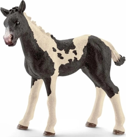 Schleich figura pintó csikó tarka