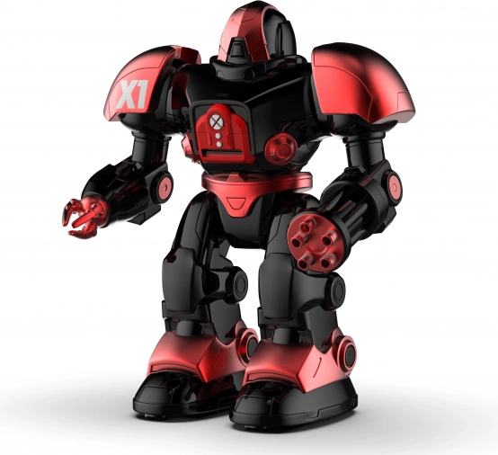 Távirányítós robot lövő korongokkal