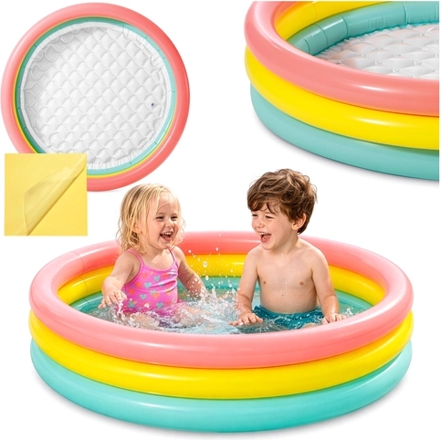 INTEX gyermek felfújható medence puha aljjal