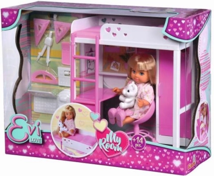 Evi Love az én szobám – galériás ágy íróasztallal és kiegészítőkkel