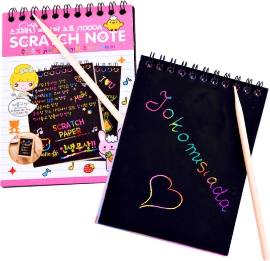 Szivárványos kaparókártya rajzolópálcával – Szivárvány