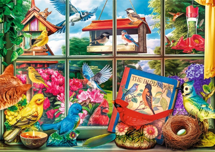 Trefl puzzle Tea Time: A madarak világa 1000 darab