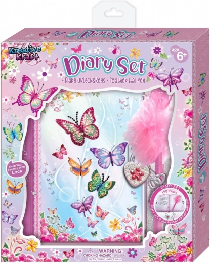 Lány napló zárral Pecoware – Pillangók