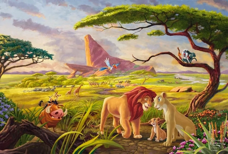 Oroszlánkirály Puzzle: Ne feledd, ki vagy
