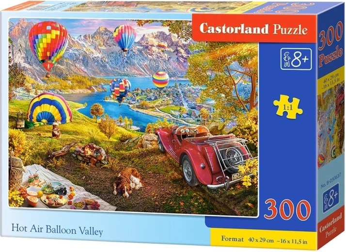 Castorland puzzle Hőlégballonok völgye 300 darabos