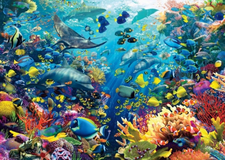 Ravensburger puzzle Víz alatti paradicsom 9000 darab