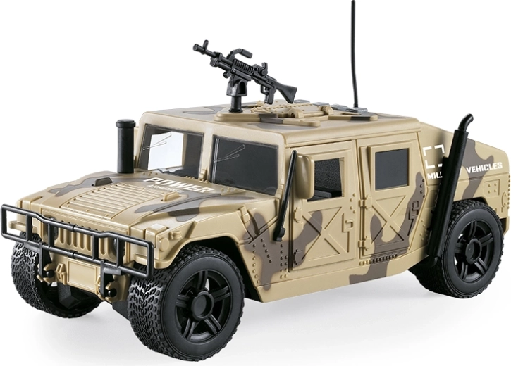 Katonai páncélozott jármű 1:16 világos álcázással