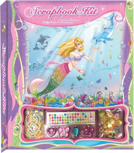 Pecoware scrapbook díszítő készlet – tenger sellő