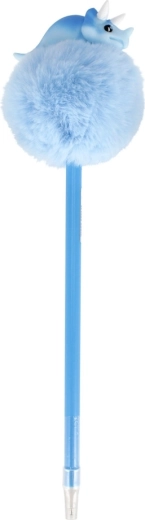 Játékos dinós topper puha pomponnal