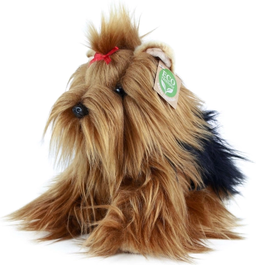 Öko plüss yorkshire terrier ülő, 23 cm