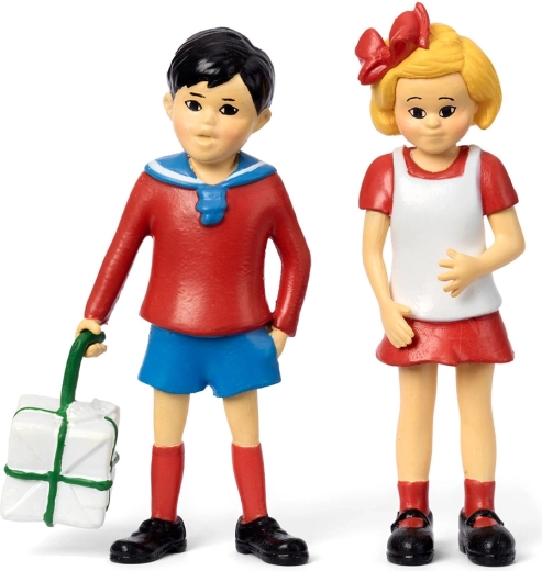Pippi Hosszúharisnya – Tommy és Annika figurák (gyerek szett)