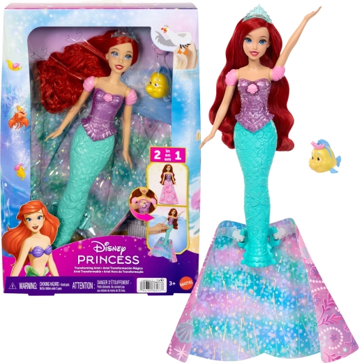Disney Princess Ariel baba 2 az 1-ben – hercegnő és sellő kiegészítőkkel