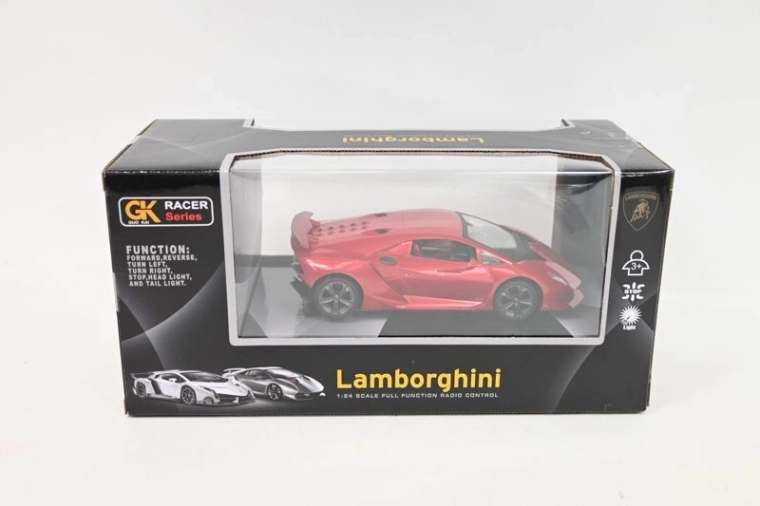 RC autó Lamborghini Sesto Elemento piros 18 cm