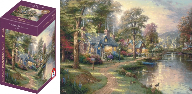 SCHMIDT Fa puzzle – Születési tó, 1000 darab